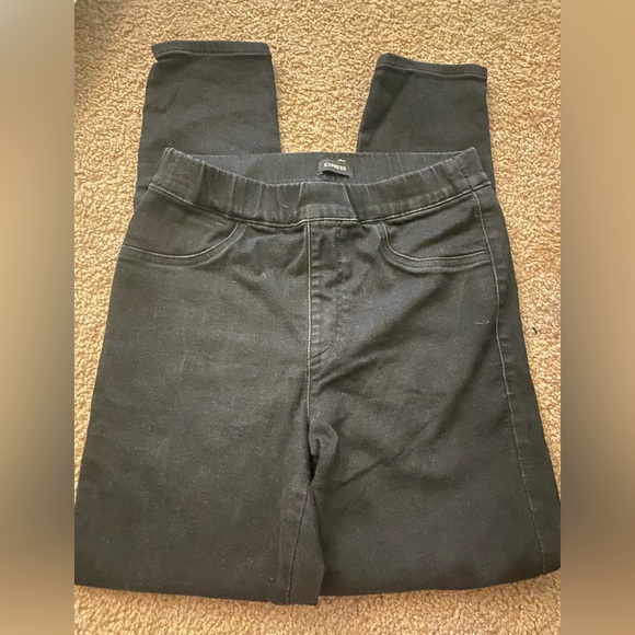 Express pull on skinny jeans size medium 6/8/10 worn once - Picture 2 of 5